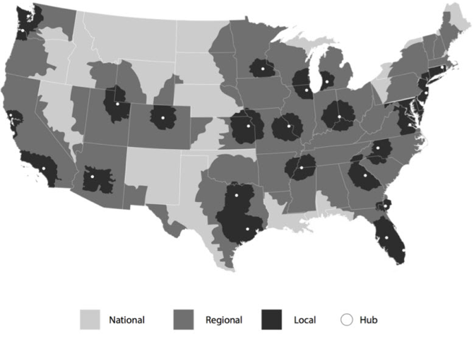 Flat Rate Shipping Map Flat Rate Shipping Map