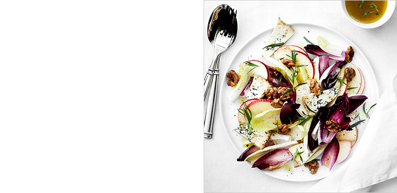 Endive and Apple Salad with Candied Walnuts Endive and Apple Salad with Candied Walnuts