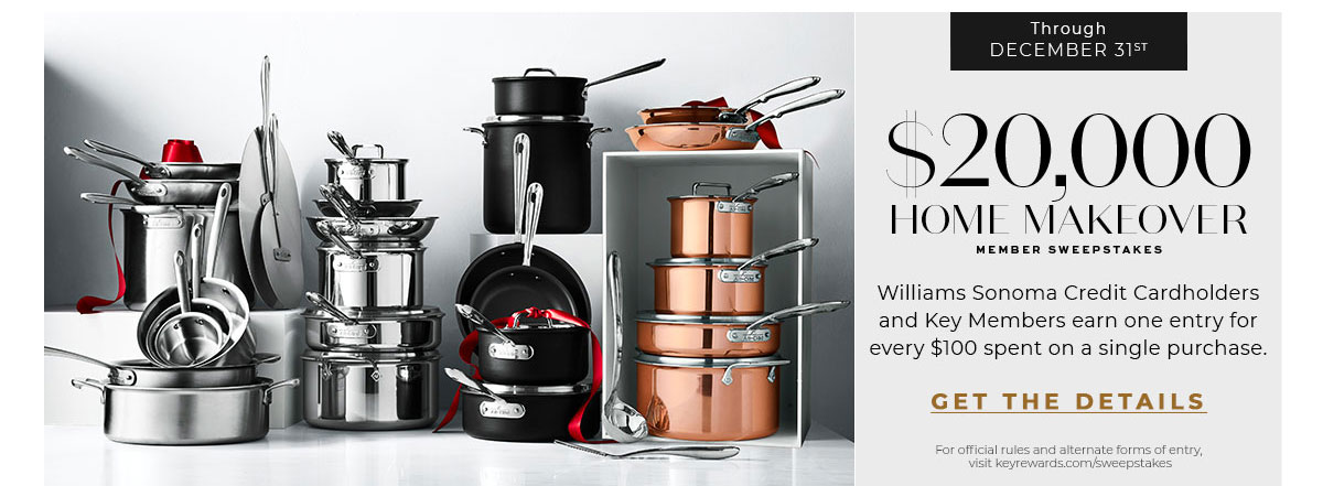 Cookware Cooking Utensils Kitchen Decor Gourmet Foods Williams Home Makeover Sweeps