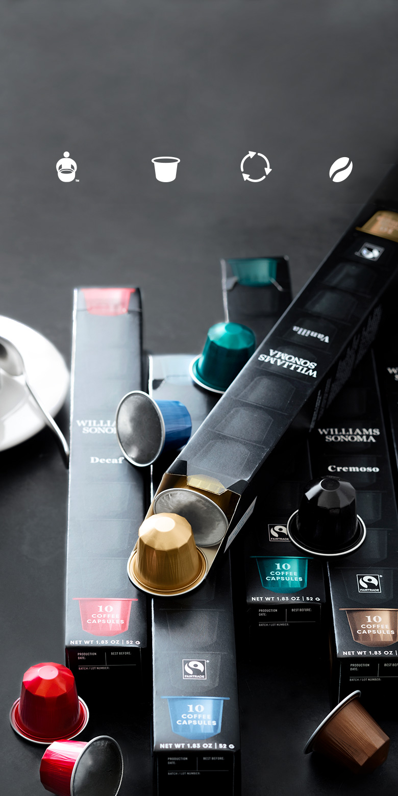 WILLIAMS SONOMA COFFEE CAPSULES WILLIAMS SONOMA COFFEE CAPSULES