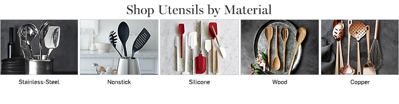 Shop Utensils by Material Shop Utensils by Material