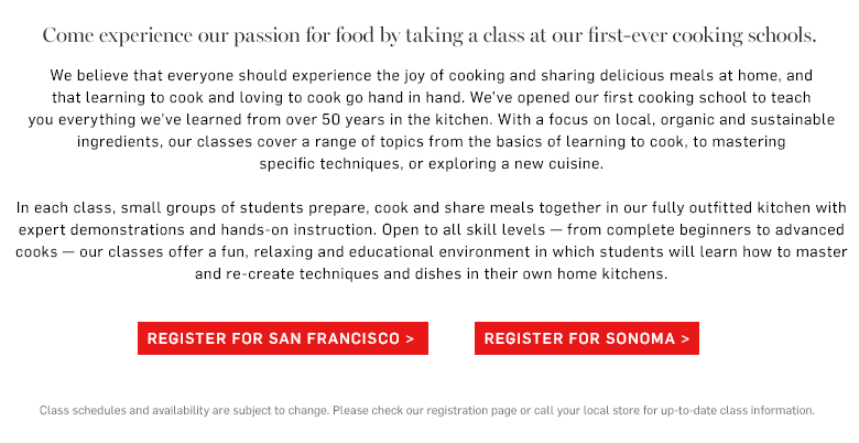 Cooking schools Sonoma & SF Cooking schools Sonoma & SF