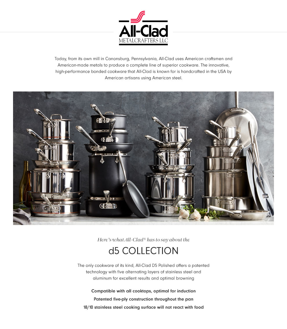 AllClad d5 StainlessSteel Sauté Pan Williams Sonoma