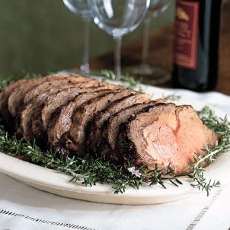 Rolled Beef Rib Roast with Horseradish Cream