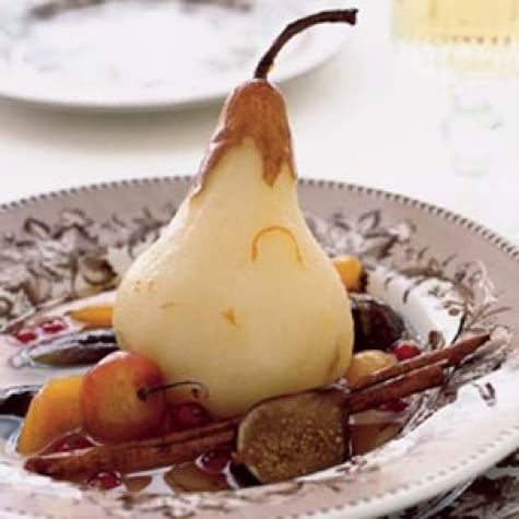 Spiced Poached Pears