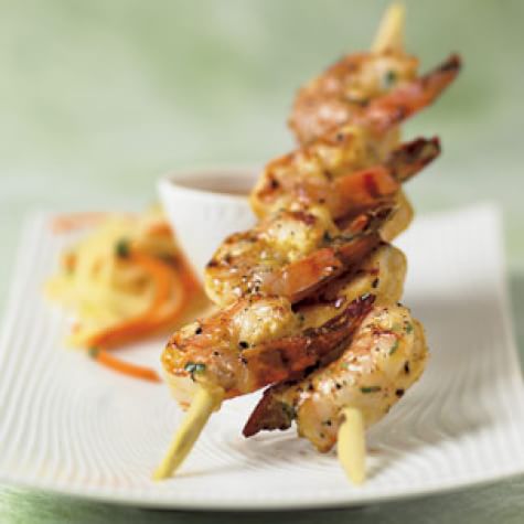 Lemongrass Shrimp Skewers