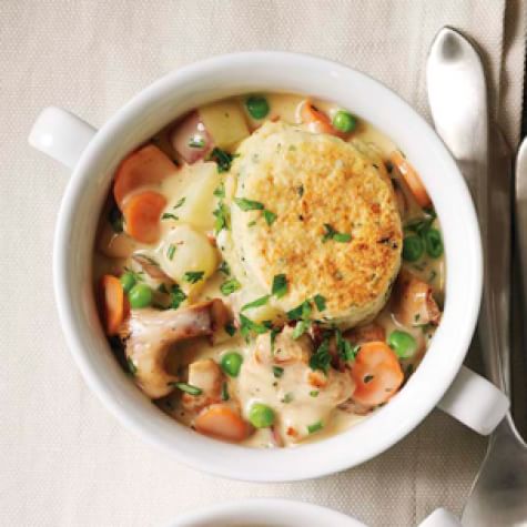 Slow-Cooked Chicken with Herbed Biscuits | Williams Sonoma