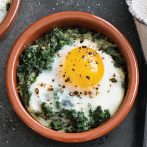 Baked Eggs with Spinach and Cream Williams Sonoma Baked Eggs with Spinach and Cream Williams Sonoma