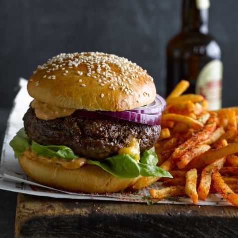 cheddar stuffed burgers with