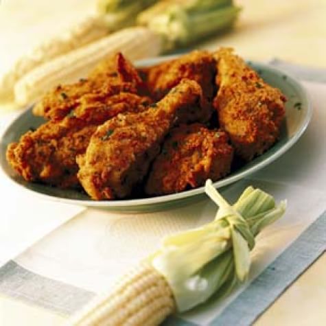 Fried Chicken with Herbs