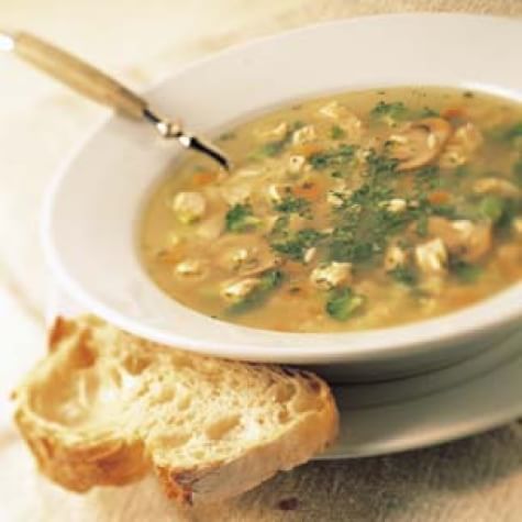 Roast Turkey Vegetable Soup with Rice