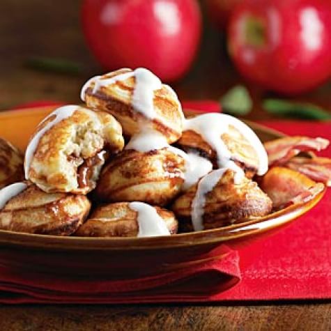 Cinnamon-Bun Filled Pancakes