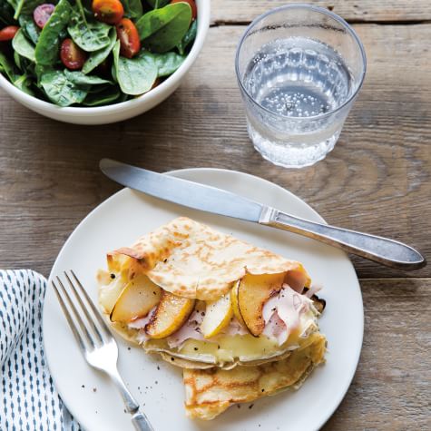 Sauteed Pear Turkey And Brie Crepes Williams Sonoma