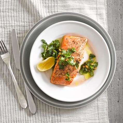Salmon en salsa verde