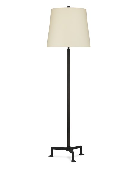 Paxton Floor Lamp, Aged Iron