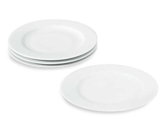 Apilco Tuileries Porcelain Bread & Butter Plates, Set of 4