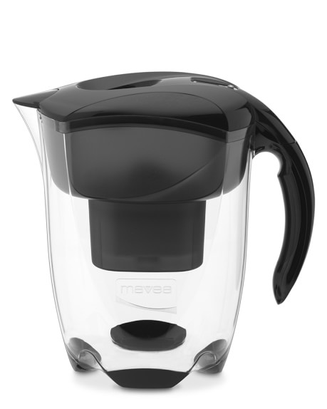 Mavea Water Filtration Pitcher Large, Black