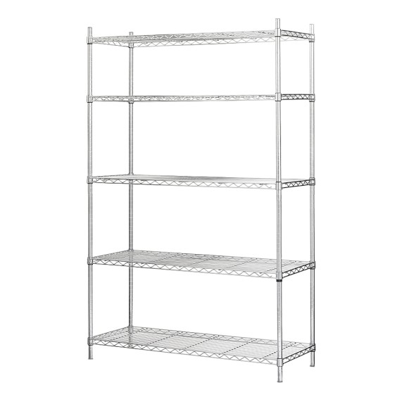 Wire Shelving Extra Shelf for Wide Unit, Chrome