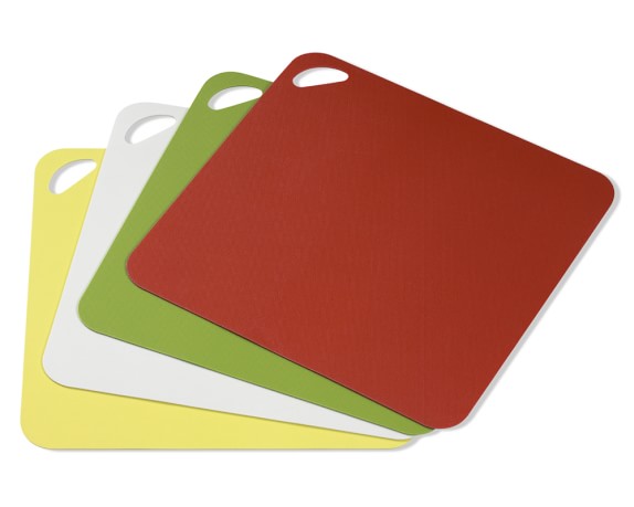 Dexas Flexi Multi-Color Cutting Boards, Set of 4