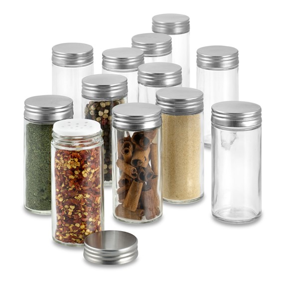 Extra Spice Jar Replacements, Set of 12 Williams Sonoma