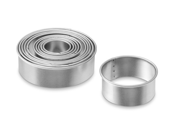 Round Cookie Cutters, Set of 11