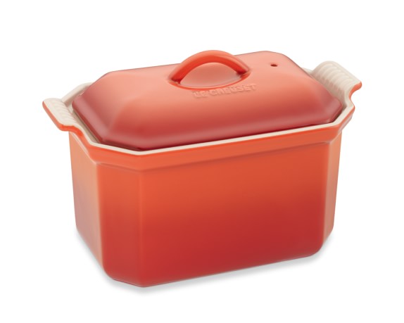 Le Creuset Heritage Stoneware Pâté Terrine with Press, Flame