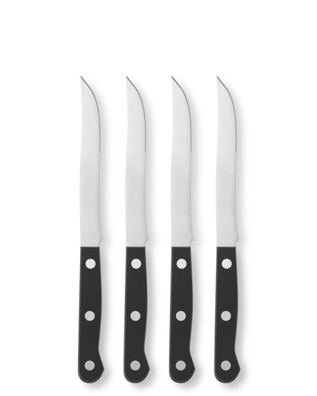 Zwilling J.A. Henckels Twin 4-Piece Steak Knife Set, Black