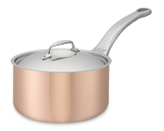 de Buyer Prima Matera Copper Saucepan, 1-Qt.