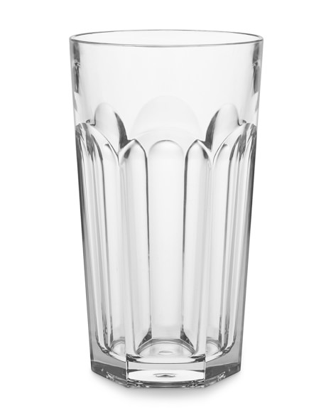 DuraClear® Faceted Glass Tumblers, 17 Oz., Set of 6, Clear