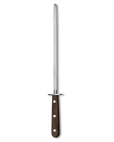 Wüsthof Ikon Blackwood Honing Steel with Care Kit, 10