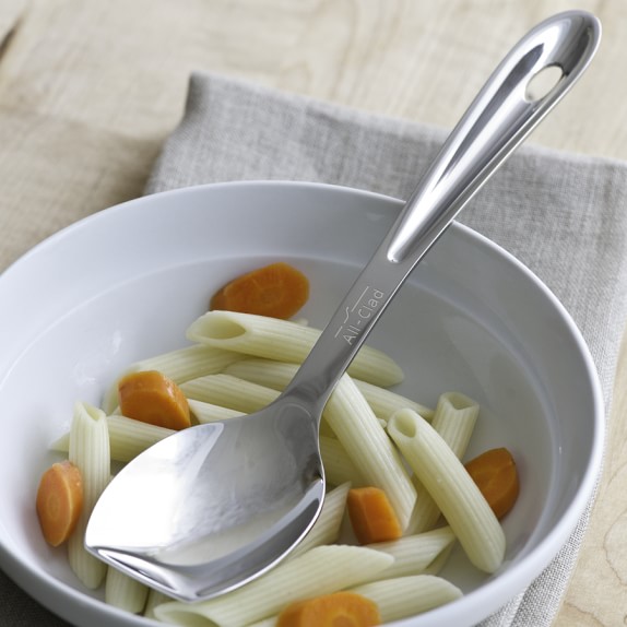 All Clad Cook Serve Stainless-Steel Solid Spoon