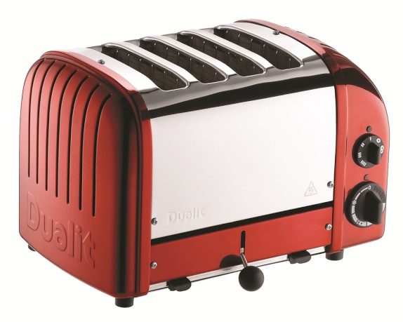 Dualit New Generation Classic 4-Slice Toaster, Apple Candy Red
