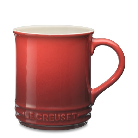 Le Creuset Stoneware Mugs, Set of 2, Red