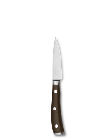 Wüsthof Ikon Blackwood Paring Knife with Care Kit, 3 1/2
