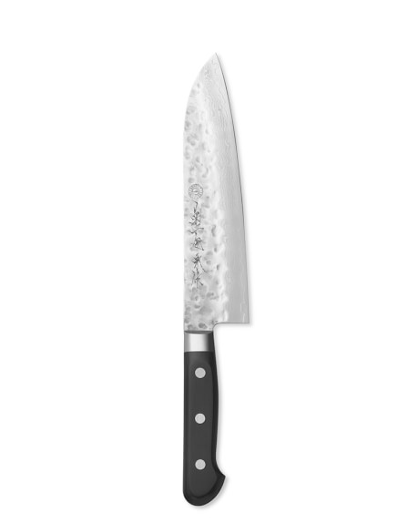 Kikuichi Hammered Santoku Knife, 7 1/4