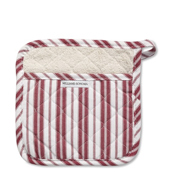 Williams Sonoma Stripe Potholder, Claret