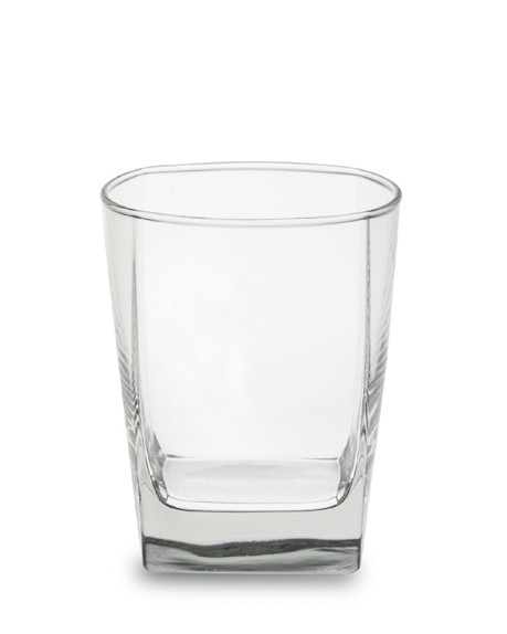 Square Double Old-Fashioned Glasses, Set of 4
