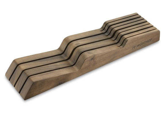 Wüsthof In-Drawer 7-Slot Knife Organizer, Walnut