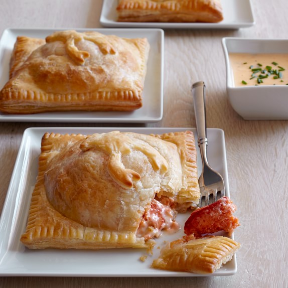Lobster Wellington with Lobster Sauce, Serves 4