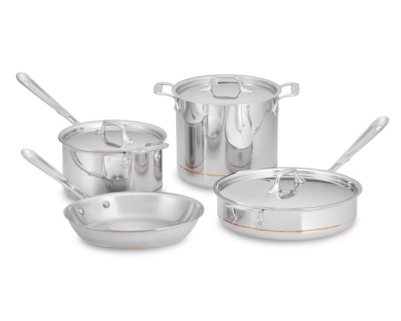 All-Clad Copper Core 7-Piece Set