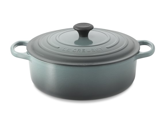 Le Creuset Signature Round Wide Dutch Oven, 6 3/4-Qt., Ocean