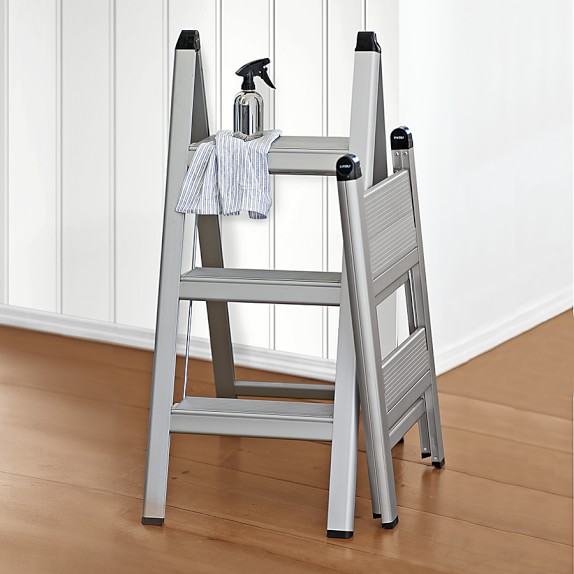 Ultraslim Aluminum Step Stools | Williams Sonoma