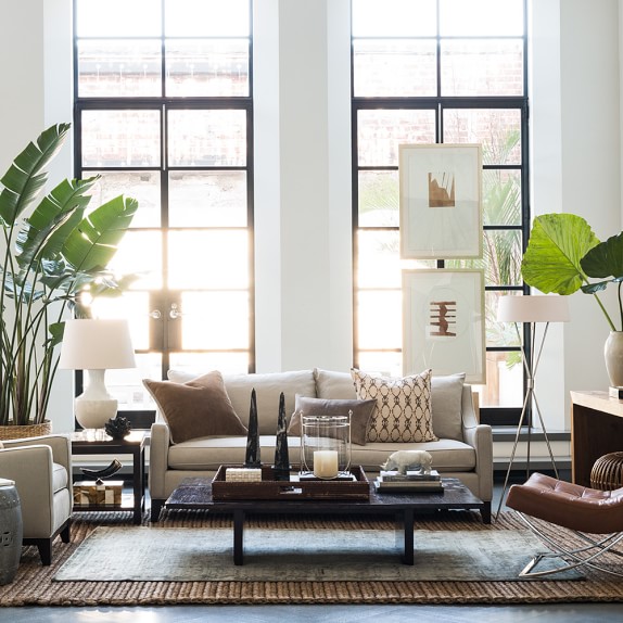 HandKnotted Lustrous Stone Rug Williams Sonoma