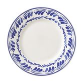 AERIN Sea Blue Floral Dinner Plates, Set of 4