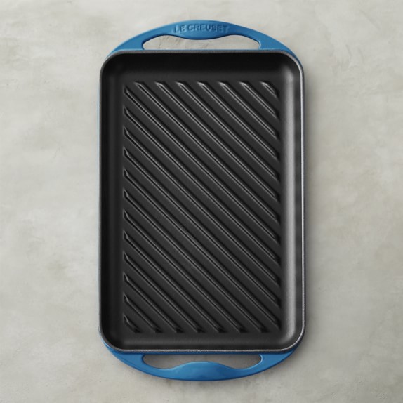 Le Creuset CastIron Rectangular Skinny Grill Williams Sonoma