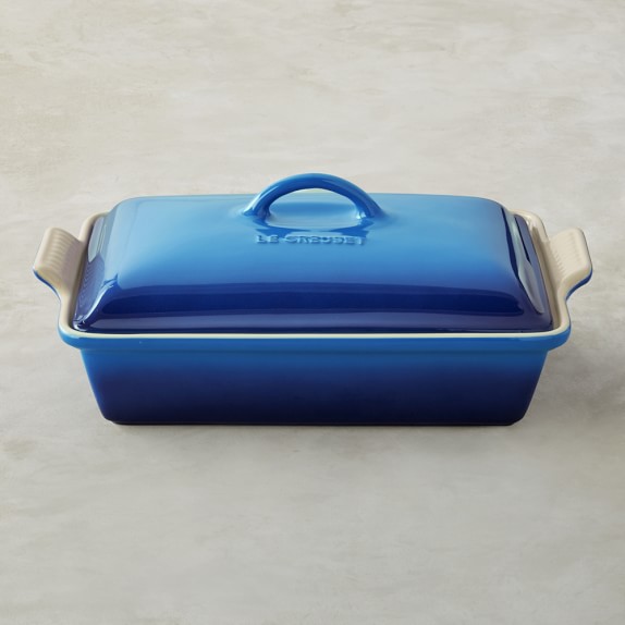 Le Creuset Stoneware Covered Rectangular Casserole, 12 1/2