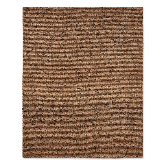Abaca Rug, Brown/Black Williams Sonoma
