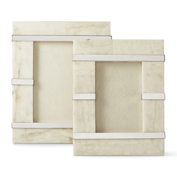 Stone and Polished Nickel Frame Williams Sonoma