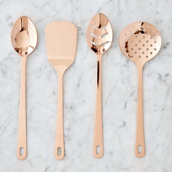 Copper Utensils, Set of 4 Williams Sonoma