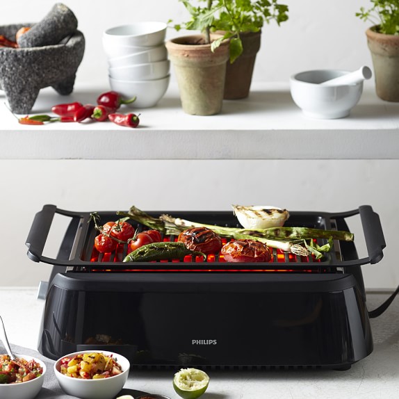 Philips SmokeLess Infrared Grill with BBQ & SteelWire Grids